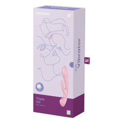 Satisfyer - Vibration Hybride Triple Oh Rose
